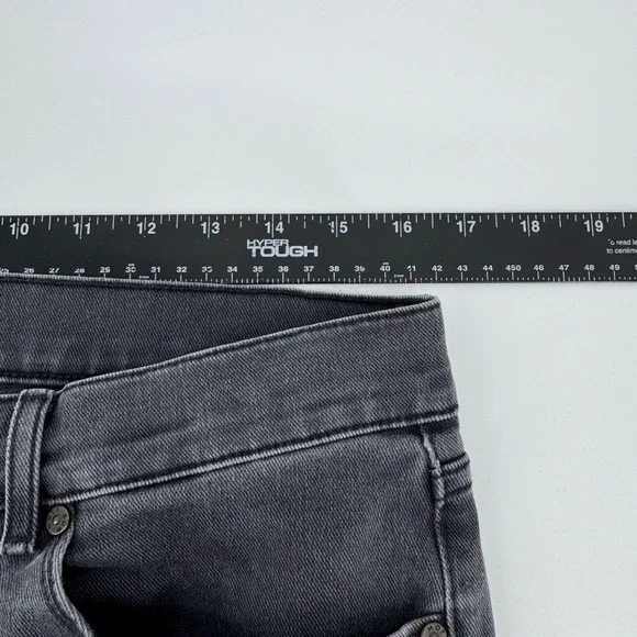 Mott & Bow Mens Straight Leg Jeans 32x30 Charcoal Faded Black Gray Stretch Denim - Picture 6 of 7